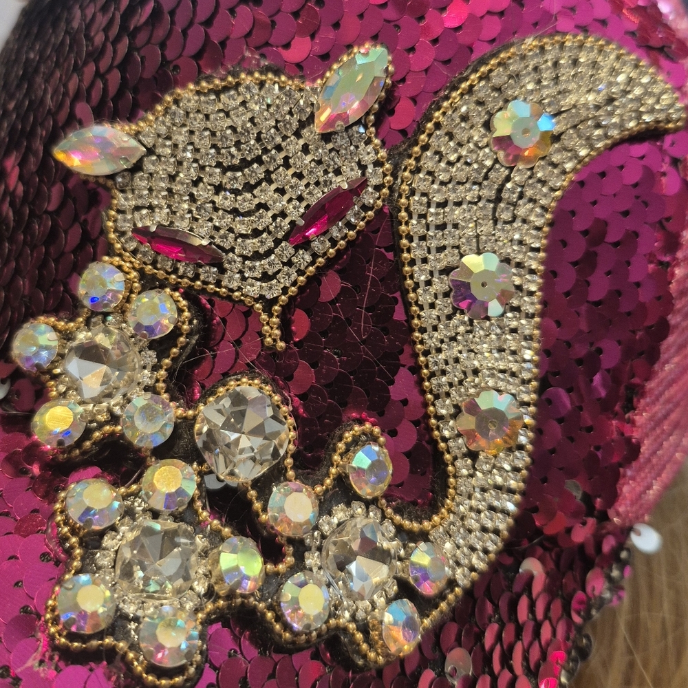 NWT  Sequin Embellished Cap - Picture 2 of 9